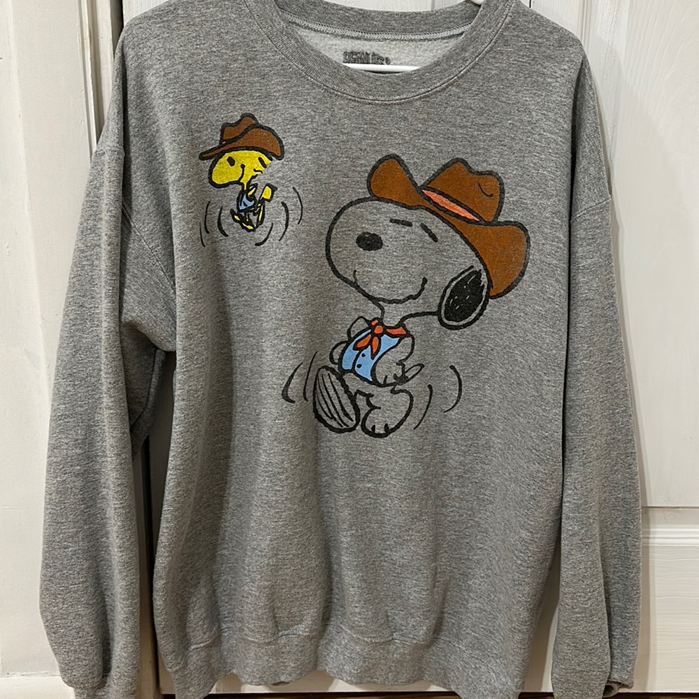 cowboy snoopy sweatshirt